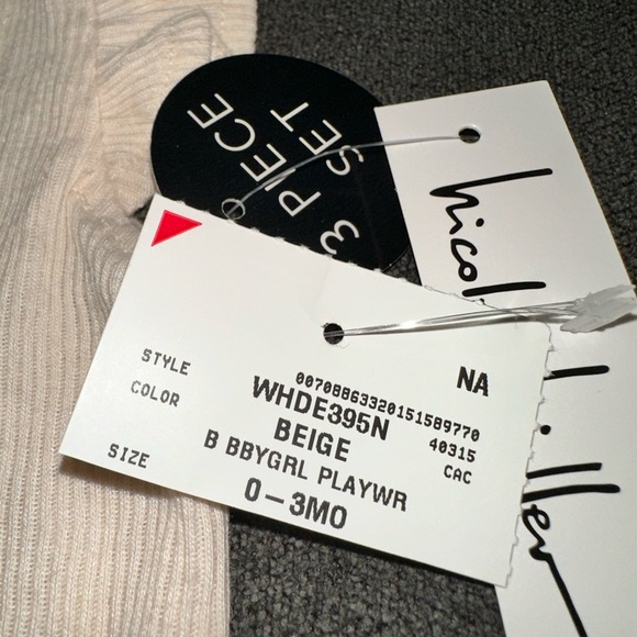 3 Piece Set Babygirl Playwear 0-3mo - Picture 5 of 5